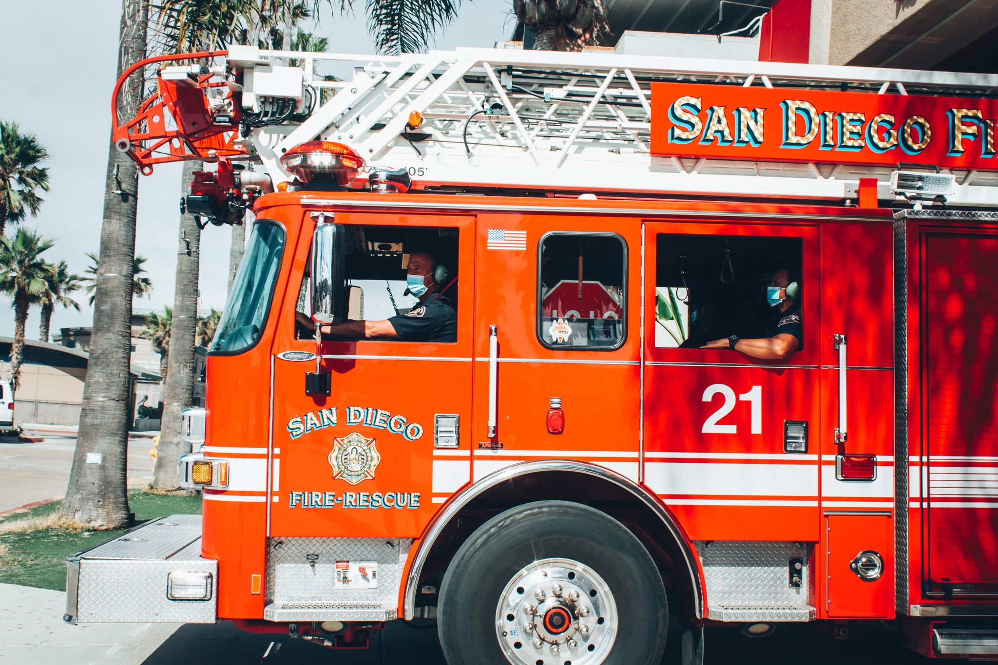 Monster Aid Thanks First Responders with Donation to San Diego Fire-Rescue Department